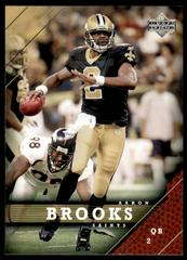 Aaron Brooks #115 Football Cards 2005 Upper Deck Prices