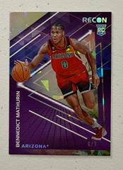 Bennedict Mathurin [Cracked Ice] #3 Basketball Cards 2022 Panini Chronicles Draft Picks Recon Prices