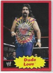 Dude Love [Red] Wrestling Cards 2012 Topps Heritage WWE Prices