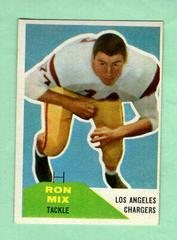 Ron Mix Football Cards 1960 Fleer Prices