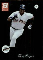 Tony Gwynn #24 Baseball Cards 2001 Donruss Elite Prices