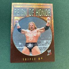 Triple H #2 Wrestling Cards 2009 Topps WWE Reign of Honor Prices