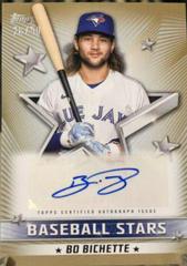 Bo Bichette [Gold] Baseball Cards 2022 Topps Update Stars Autographs Prices
