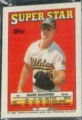 Mark McGwire Baseball Cards 1988 Topps Stickercard Prices