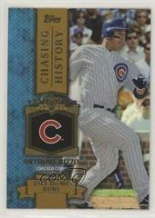 Anthony Rizzo #CH-54 Baseball Cards 2013 Topps Chasing History Prices