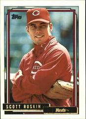 Scott Ruskin #96T Baseball Cards 1992 Topps Traded Prices