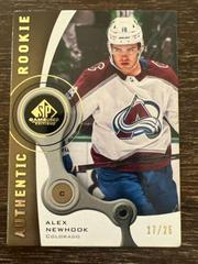 Alex Newhook [Gold] Hockey Cards 2021 SP Game Used 2005-06 Retro Rookies Prices