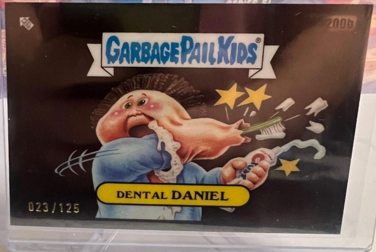 Dental DANIEL [Black] #200b Garbage Pail Kids 2022 Sapphire