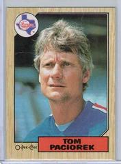 Tom Paciorek #21 Baseball Cards 1987 O Pee Chee Prices
