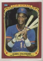 Darryl Strawberry #116 Baseball Cards 1986 Fleer Star Stickers Prices