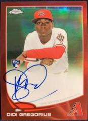 Didi Gregorius [Red Refractor] #65 Baseball Cards 2013 Topps Chrome Rookie Autograph Prices