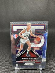 Larry Bird Basketball Cards 2021 Panini Prizm NBA 75th Anniversary Logo Prices