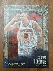 Kristaps Porzingis Basketball Cards 2018 Panini Court Kings Portraits Prices