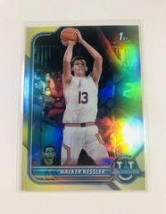 Walker Kessler [Chrome Gold Refractor] #12 Basketball Cards 2021 Bowman University Prices