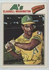 Claudell Washington #178 Baseball Cards 1977 O Pee Chee Prices
