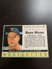 Russ Nixon [Hand Cut] #52 Baseball Cards 1961 Post Cereal Prices