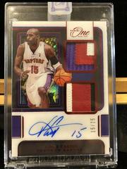 Vince Carter [Red] #JA-VCT Basketball Cards 2021 Panini One and One Jersey Autographs Prices