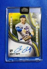 Brett Baty [Gold] Baseball Cards 2023 Topps Chrome Black Super Futures Autographs Prices