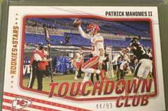 Patrick Mahomes II [Orange] #TDC9 Football Cards 2021 Panini Rookies and Stars Touchdown Club Prices