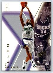 Ray Allen #49 Basketball Cards 2001 Spx Prices
