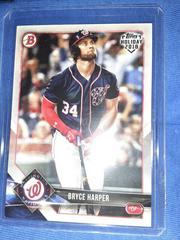 Bryce Harper [Green Festive] #TH-BH Baseball Cards 2018 Topps Holiday Bowman Prices