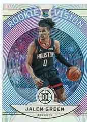 Jalen Green [Green] Basketball Cards 2021 Panini Illusions Rookie Vision Prices