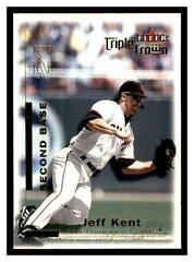 Jeff Kent #6 Baseball Cards 2001 Fleer Triple Crown Prices