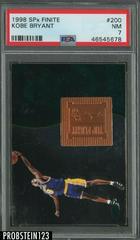 Kobe Bryant #200 Basketball Cards 1998 Spx Finite Prices
