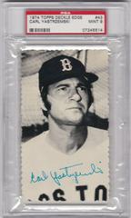 Carl Yastrzemski [White Back] #43 Baseball Cards 1974 Topps Deckle Edge Prices