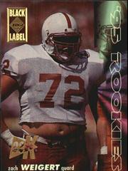 ZACH WEIGERT #23 Football Cards 1995 Collector's Edge Rookies Prices