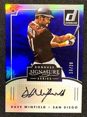 Dave Winfield [Blue] #SGS-DV Baseball Cards 2016 Panini Donruss Signature Series Prices