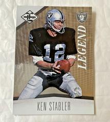 Ken Stabler #110 Football Cards 2012 Panini Limited Prices