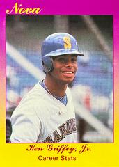 Ken Griffey Jr. [Career Stats] #172 Baseball Cards 1990 Star Nova Edition Prices