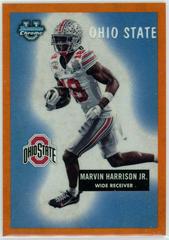 Marvin Harrison Jr. [Orange] #55BF-23 Football Cards 2023 Bowman Chrome University 1955 Prices