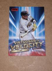 Manny Machado [Red] #VV-20 Baseball Cards 2023 Stadium Club Virtuosos of Velocity Prices