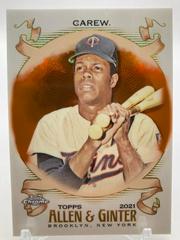 Rod Carew [Orange Refractor] #108 Baseball Cards 2021 Topps Allen & Ginter Chrome Prices
