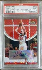 David Lee [Red Xfractor Autograph] Basketball Cards 2005 Finest Prices