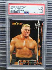 Brock Lesnar #4 Wrestling Cards 2002 Fleer WWF Royal Rumble Prices