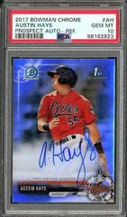 Austin Hays [Refractor] Baseball Cards 2017 Bowman Chrome Prospects Autographs Prices