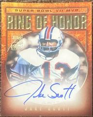 Jake Scott Football Cards 2002 Topps Ring of Honor Autographs Prices