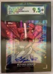 Elijah Green [Gold] #FC-EG Baseball Cards 2023 Topps Pro Debut Future Cornerstones Autographs Prices