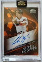 Andrew Vaughn [Orange] Baseball Cards 2022 Topps Chrome Black Super Futures Autographs Prices