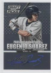 Eugenio Suarez #89 Baseball Cards 2013 Panini Prizm Perennial Draft Picks Prospect Signatures Prices