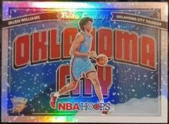 Jalen Williams [Winter Holo] #12 Basketball Cards 2022 Panini Hoops Rookie Greetings Prices