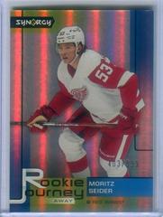Moritz Seider #RJ-11 Hockey Cards 2021 Upper Deck Synergy Rookie Journey Away Prices