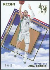 Luka Doncic [Gold] Basketball Cards 2021 Panini Recon Sky's the Limit Prices