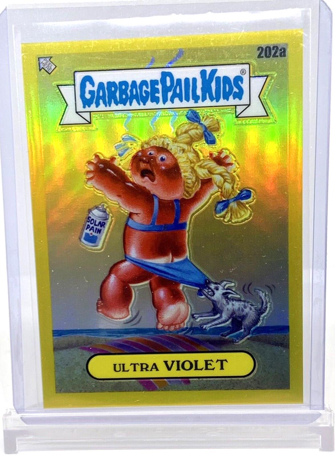 Ultra VIOLET [Yellow Refractor] #202a Prices | 2022 Garbage Pail Kids ...