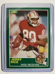 Jerry Rice #221 Football Cards 1989 Panini Score Prices