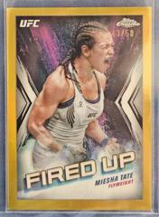 Miesha Tate [Gold Refractor] #FDP-2 Ufc Cards 2024 Topps Chrome UFC Fired Up Prices