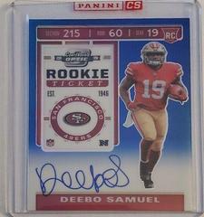 Deebo Samuel [Autograph Blue] #111 Football Cards 2019 Panini Contenders Optic Prices